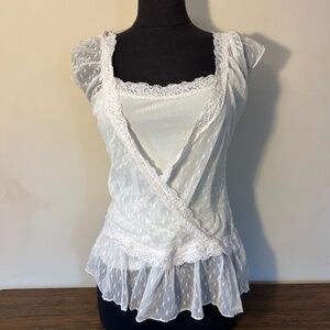 MKM 2 piece layered top